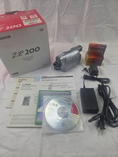 TESTED Canon ZR200 MiniDv Mini Dv Camcorder VCR Player Video Transfer