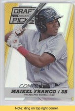 2013 Panini Prizm Perennial Draft Picks Gold 9/10 Maikel Franco #38 READ 2u3