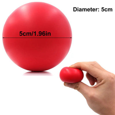 Hand Grip Strengthener & Massager Ball, Adult Therapy Rehab Gym Office Home Exer