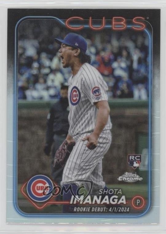 2024 Topps Chrome Update Debut Refractor Shota Imanaga #USC95 Rookie RC 0ha3