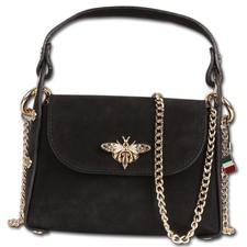 Borsa Da Donna In Pelle Scamosciata Nera Florence OTF844S1