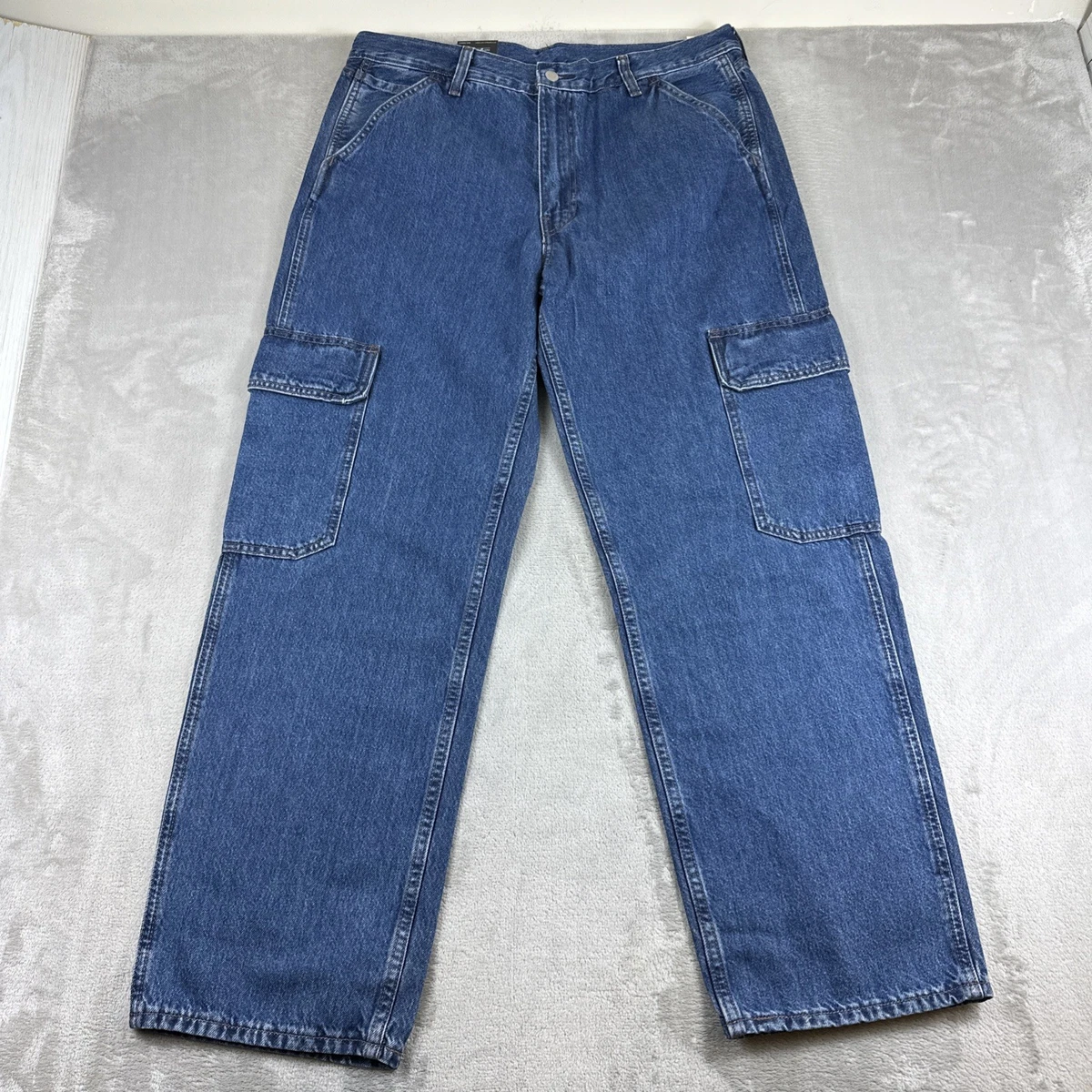 Blue Jeans for Men in Relaxed 32 Inseam for sale | eBay