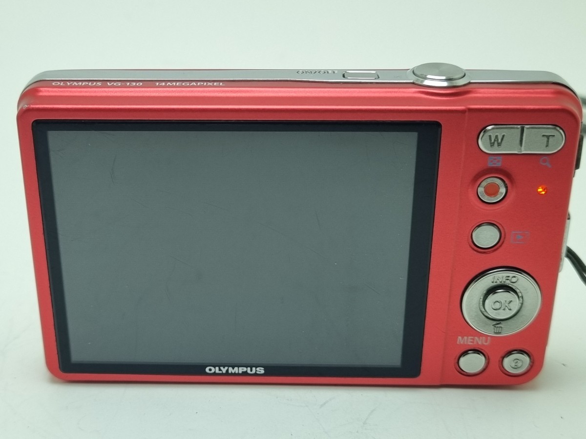 Olympus VG-140 Digital Camera CCD 14MP Digicam 5x f/2.8 - Tested