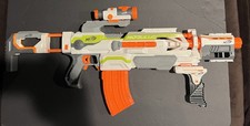NERF Modulus Dart Blaster w/ Scope Stock Grip Orange Magazine Ages 8-11 Years