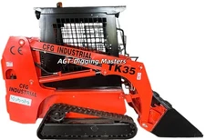 2025 NEW 1.4 Ton CFG TK35 Tracked Mini Skid Steer Loader with Kubota Engine