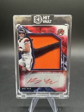 2024 Topps Resurgence Bo Nix Rookie Patch Autograph Nike Swoosh Logo 4 /5
