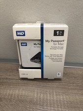 WD 1TB Nero My Passport per Mac Disco rigido esterno portatile - USB 3.0