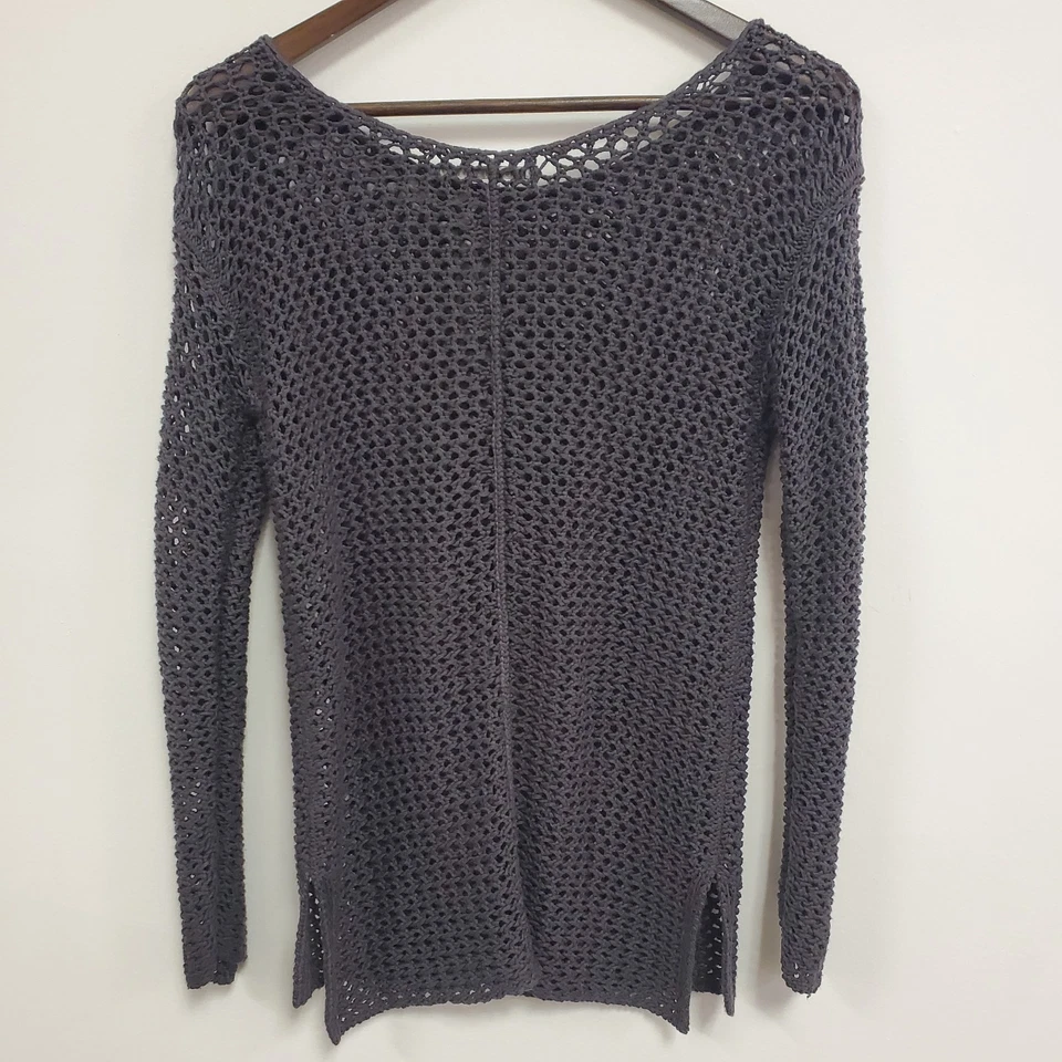 Suéter Basura Mujer Tejido Abierto Hada Grunge Talla M Gris Playa Viaje Vacaciones Foto 3 de 4