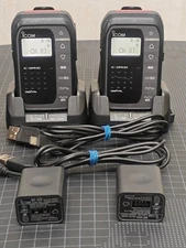 ICOM IC-DPR30 Bluetooth-enabled Digital Simple Radio Set of 2 Working Japan