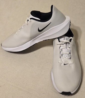 Nike Infinity Golf Men's White/Black Rubber Spiked Sneaker Low Top size 10