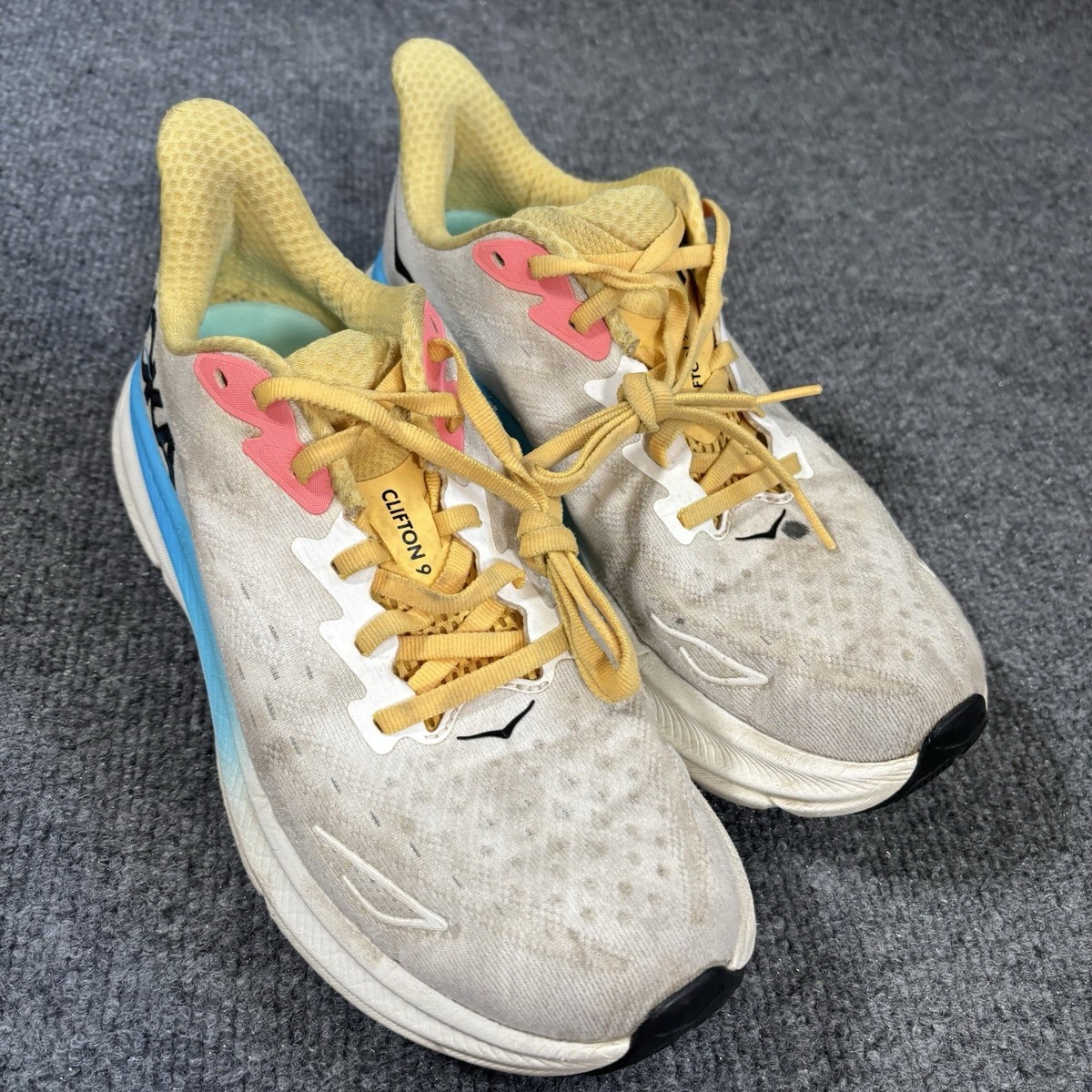 Hoka One One Clifton 9 Sneakers Womens 8 B Running Shoes 