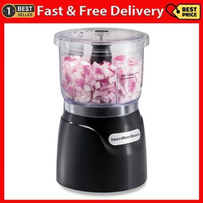 Hamilton Beach Electric Vegetable Chopper & Mini Food Processor 3-Cup 350 Watts