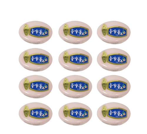 Chun Su Cream, Blue Label, 1 Box – 12 Pieces, Herbal Relief 🌟