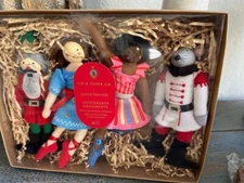 Pottery Barn Kids Rifle Paper Co. The Nutcracker Ornament, Set of 4
