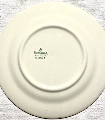 Vintage Homer Laughlin Brittany Majestic Lady Alice Bread Plate, 7.25" - Picture 3 of 3