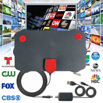 5600 Miles Range TV Antenna Digital HD Antena Indoor HDTV 1080P 4K 13ft Cable
