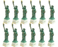 Wholesale lot 12 PCS Statue of Liberty Replica Figurine Souvenir from NYC 4 inch