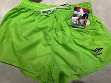 Short Umbro Homme 2XL Vert Coton - Sport Décontracté - État Correct