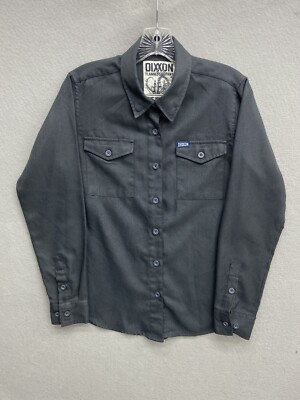 Dixxon Flannel Company Solid Gray The Kraken Women s Size Medium Button Shirt