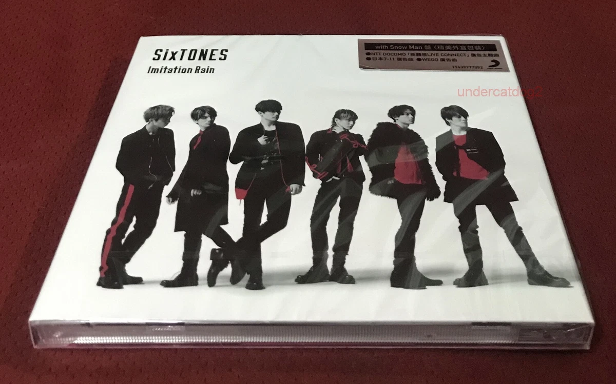SixTONES Imitation Rain 2020 Taiwan CD+DVD (with Snow Man ver.) | eBay