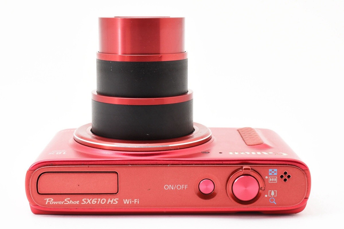 Canon PowerShot SX610 HS SX610HS W. 18x Zoom Lens Wine Red Canon PowerShot SX610 HS SX610HS W. 18x Zoom Lens Wine Red