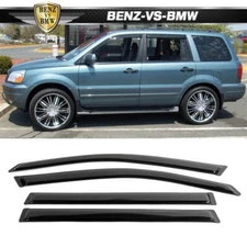 Fits 03-08 Honda Pilot Window Visors Vent Windshield Sun Shade Acrylic 4PC