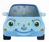 Rikki Knight Blue Car Wall Clock, New, Free Shipping on sale Rikki Knight Blue Car Wall Clock, New, Free Shipping on sale