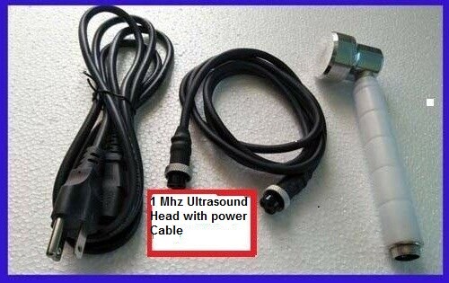 Physiotherapy 1 MHz Ultrasound Therapy Machine/Head 3 Pin /Wire & Power Cable *& - Picture 7 of 7