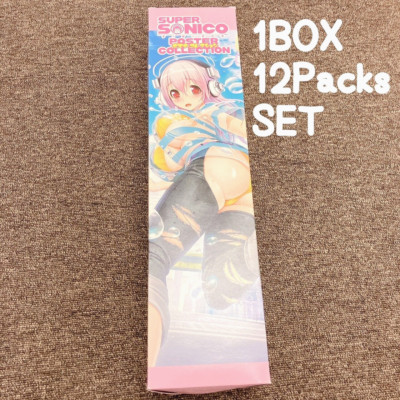 FuRyu Super Sonico Poster Collection 1 Box 12 Pieces Headphone Anime Kawaii JP