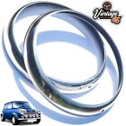 <!--F#f_0-->PAIR OF CHROME TRIMS RINGS BEZELS CLASSIC CAR 7