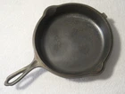 10 ¼” Wagner Ware Cast Iron Double Bulls Eye 5 Star Hinged Skillet Lid Only