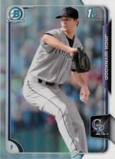 JACK WYNKOOP 2015 BOWMAN CHROME REFRACTOR ROOKIE #95 ROCKIES