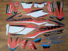 KIT GRAFICA DECALCOMANIE SEI GIORNI KTM EXC EXC-F SX SXF 125 250 300 450 dal 2016 al 2019