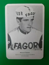 CYCLING cycling card MANUEL GALERA team FAGOR 1969