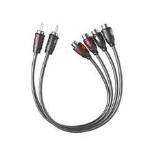 1ft RCA 1 Male to 2 Female Audio Speaker Y Adapter Splitter Cable 2 2F1M