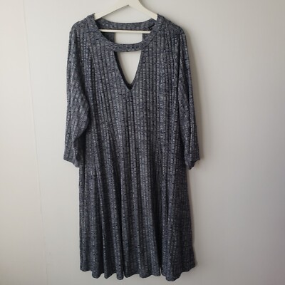 Torrid Dress Keyhole Choker Neck Knit Swing Sweater size 3X