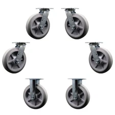 Service Caster Brand Replacement Caster Set Magliner Casters 130076 and 130075