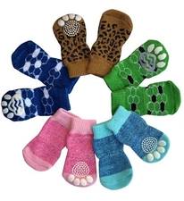Dog Puppy Anti-slip Socks, For Tiny & Small Breeds, 20 Designs  S M L XL