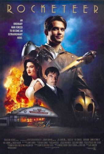 THE ROCKETEER Movie POSTER 27 x 40 Billy Campbell, Jennifer Connelly, D - Afbeelding 1 van 1