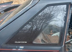 87-93 Ford Mustang Passenger Right Rear Quarter Glass Window Hatchback OEM