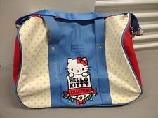 NEW Sanrio Hello Kitty Champion Rolling Duffle Luggage Carry-On Travel Bag