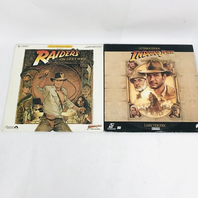 Indiana Jones Raiders of the Lost Ark Last Crusade Collectors Edition Laserdisc
