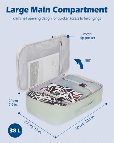 Mochila de mano Hynes Eagle 38L mochila de viaje grande para mujer aprobada para vuelo - Imagen 4 de 39