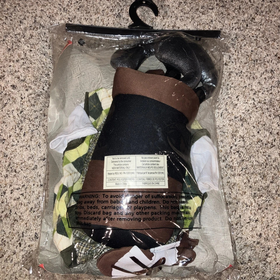 Future Golfer Child Costume Shirt & Pant Halloween Rasta Imposta Toddler 3-4T - Image 2 of 2