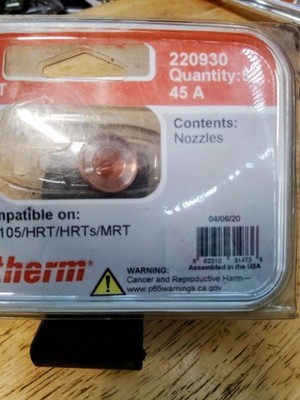 Hypertherm 105 Amp Gouging Nozzle, 5/pk - 220991