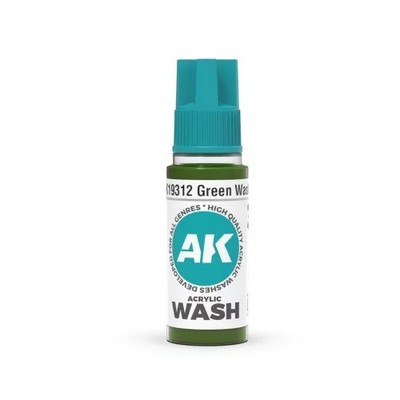 AK Interactive AK19312 - Acrylic Wash - Green (18ml) - Neu