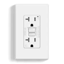 ELEGRP GFCI Outlet 20 Amp, Self-Test GFI Electrical Outlet