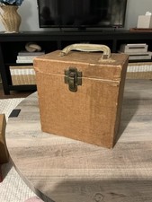 Vintage Tweed Amfile Platter-Pak 45 RPM Record Case, No. 700