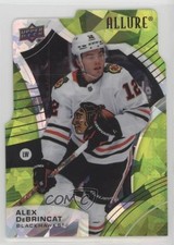 2021-22 Upper Deck Allure Green Rainbow Die-Cut 21/99 Alex DeBrincat #66 hk5