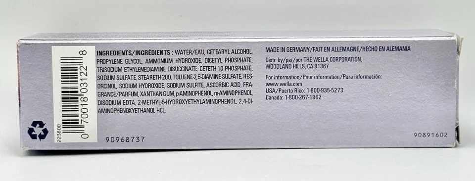 Wella Illumina Permanent Hair Color 6/ Dark Blonde 2 oz. NIB - Image 2 of 4